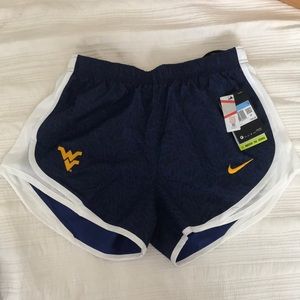 West Virginia Athletic Shorts - New with Tags